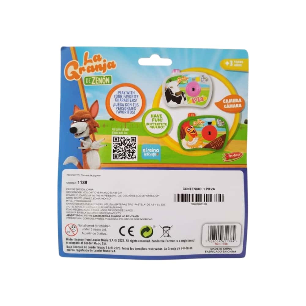 Cámara interactiva de juguete con diseño de Bartolito Toy Maker - Miniatura 3