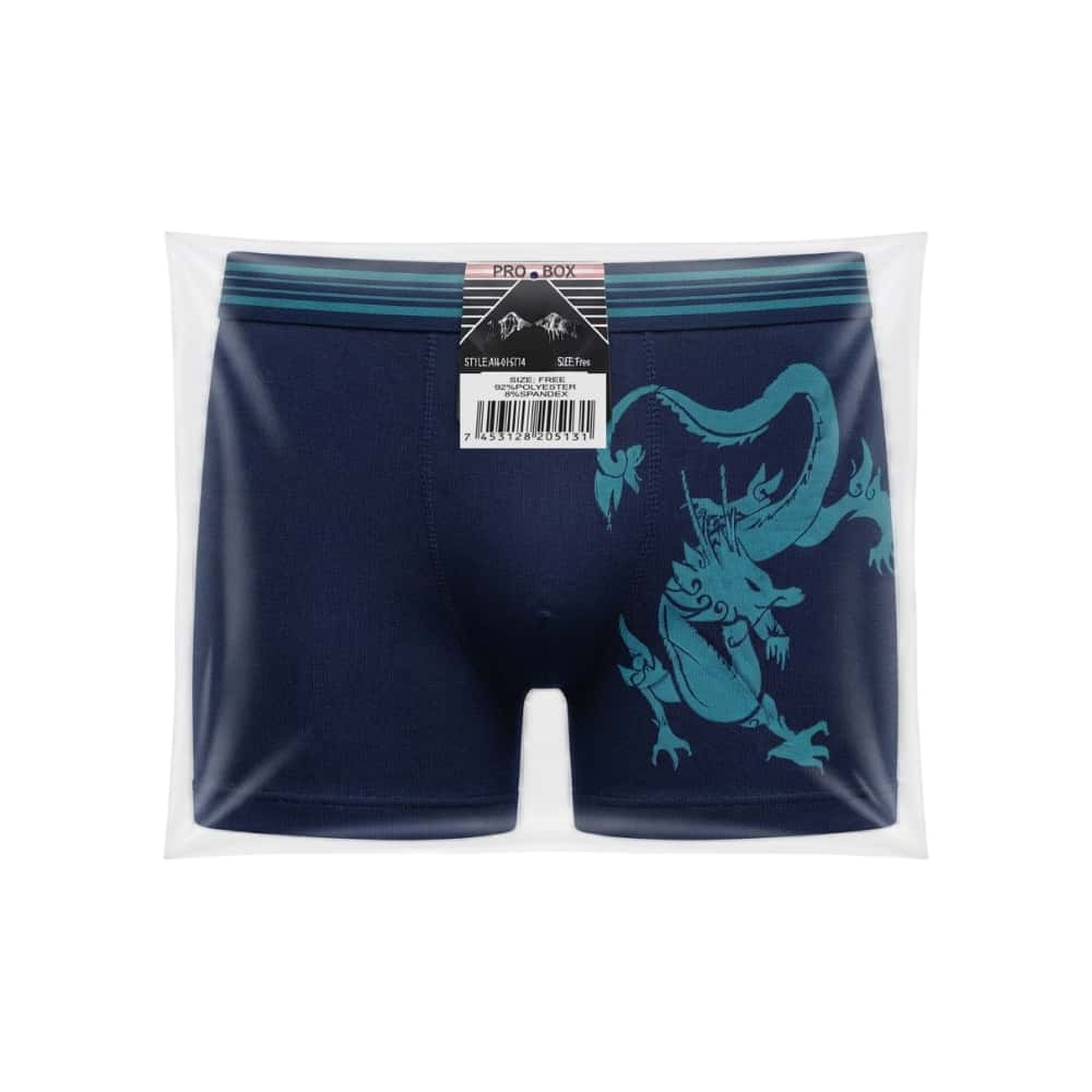 Calzoncillo azul para hombre Probox (Talla única) - Miniatura 2