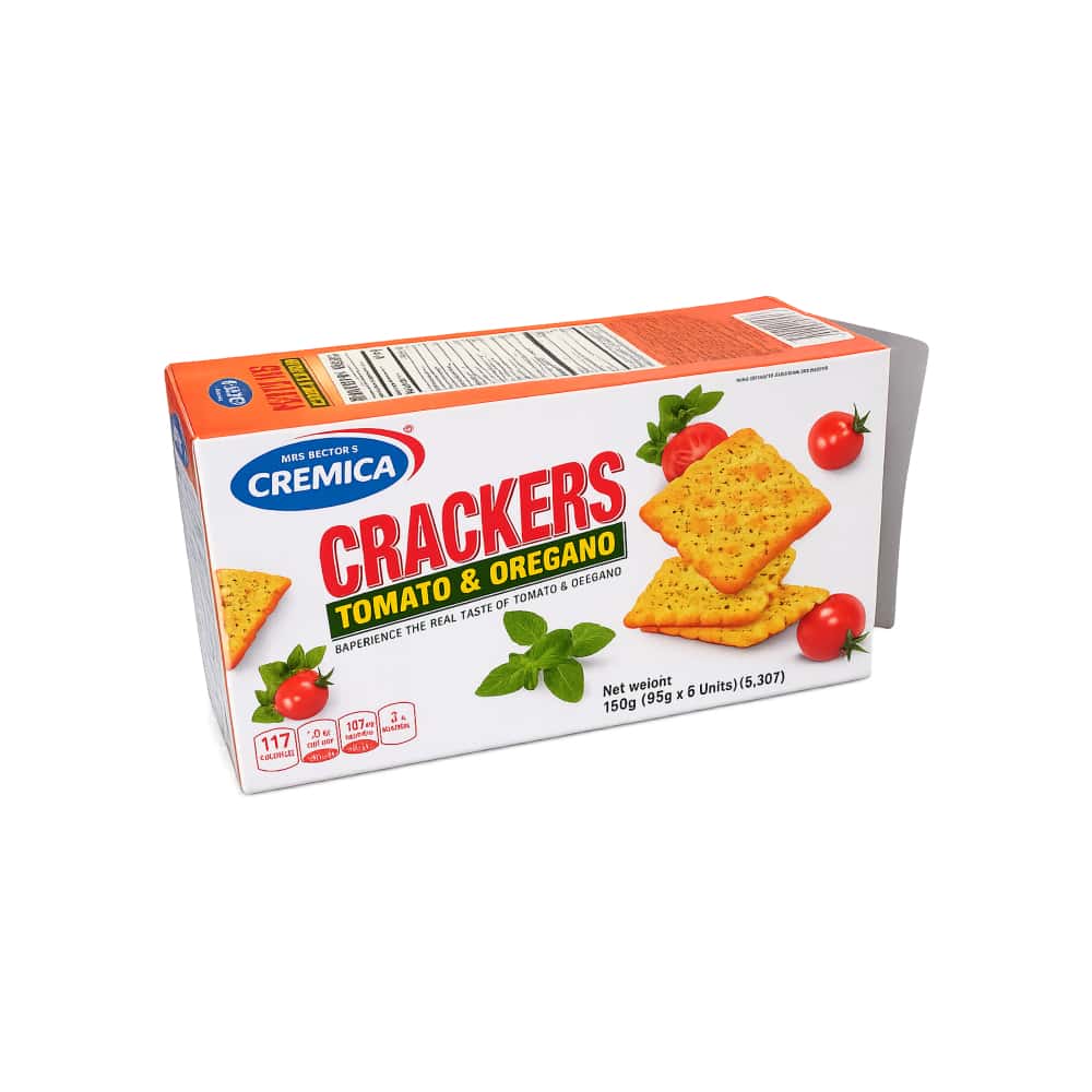 Galletas con sabor a tomate y orégano Mrs. Bector's Cremica (150 g / 5.3 oz) - Miniatura 4