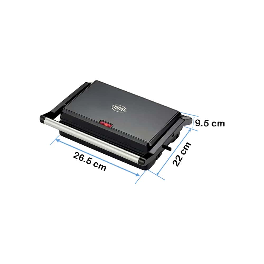 Parrilla asador antiadherente de color negro TATO H803 - Miniatura 4