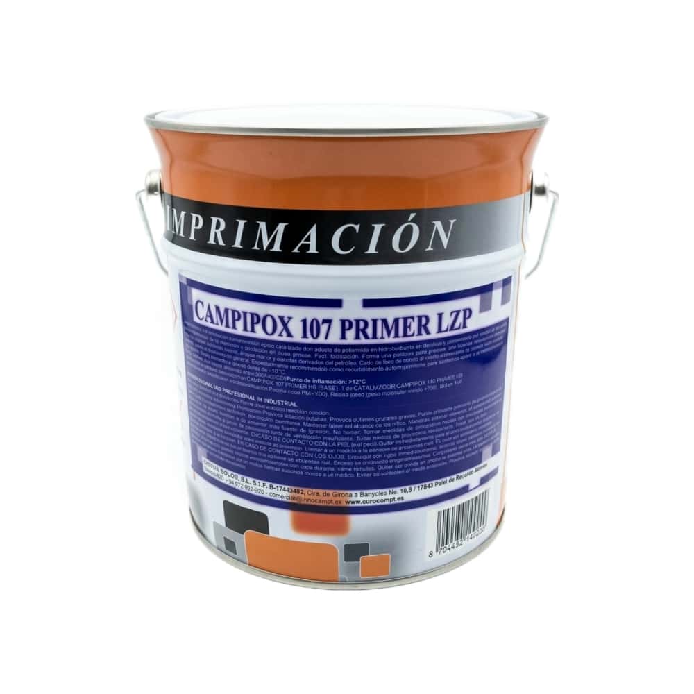 Catalizador imprimación epoxi bicomponente base + catalizador color blanco CAMPIPOX (4 L) - Miniatura 2