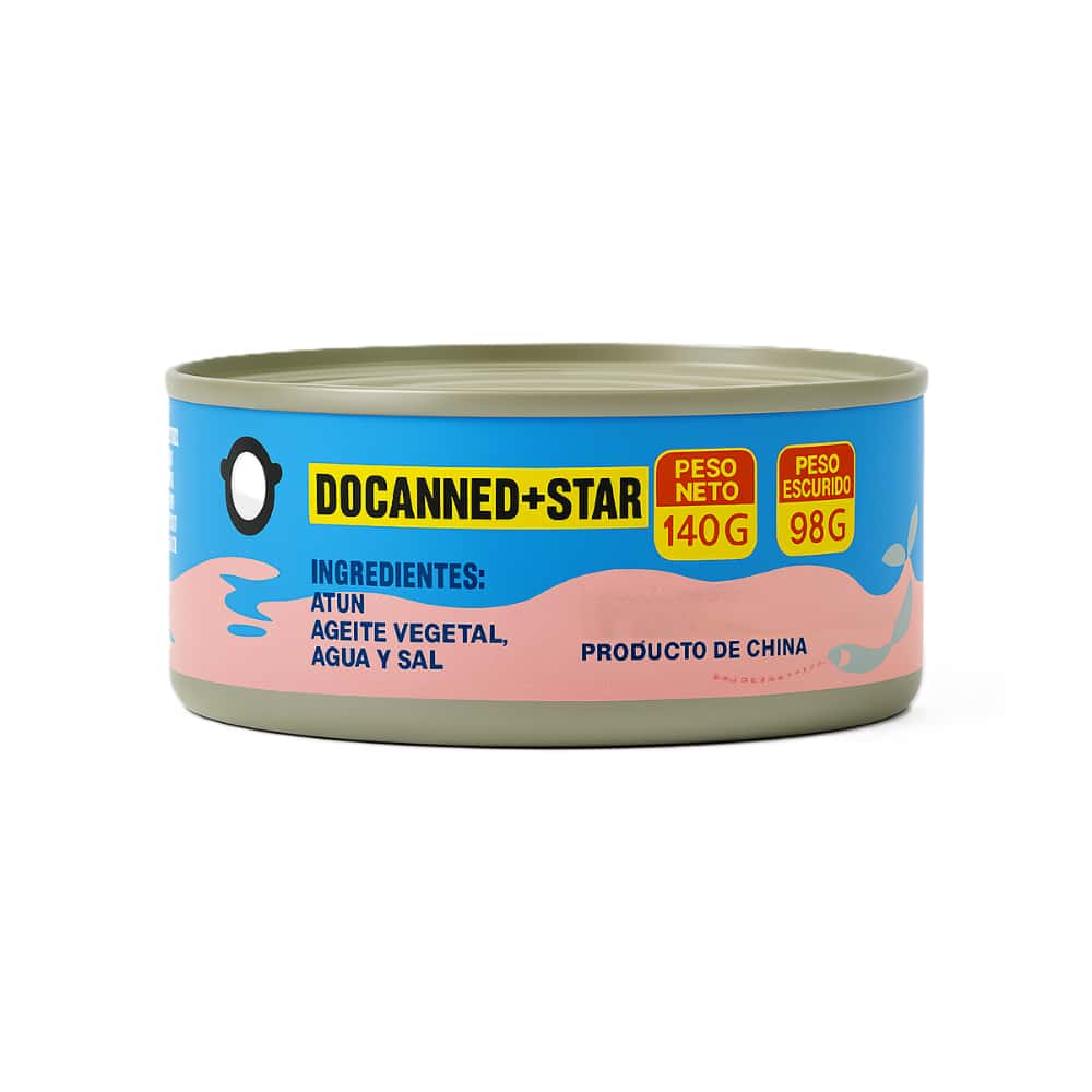 Atún en aceite vegetal Docanned Star (3 x 140 g / 4.9 oz) - Miniatura 2