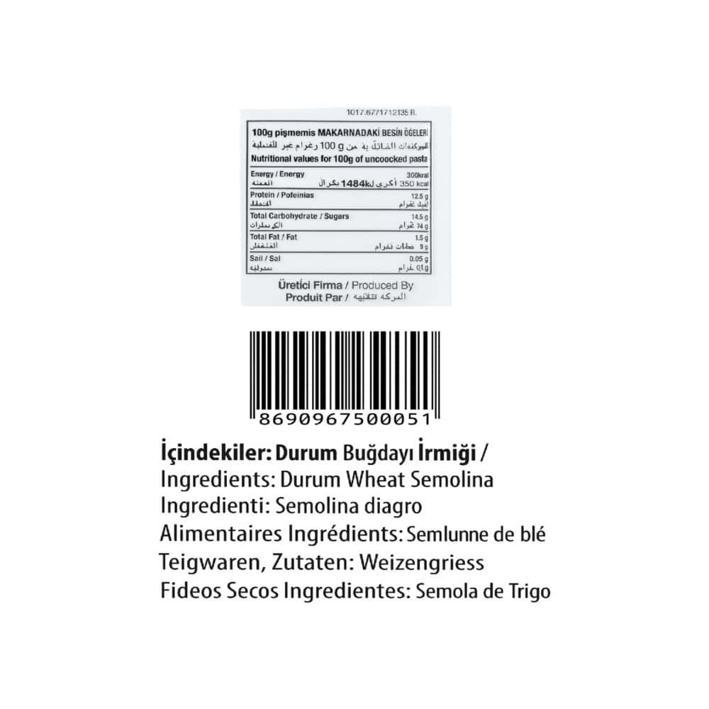Espaguetis Doga (6 x 500 g / 1.10 lb) - Miniatura 3