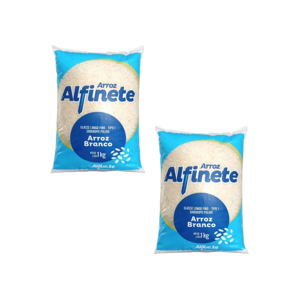 Arroz blanco Alfinete (2 x 1 kg / 2.2 lb) - Miniatura 1