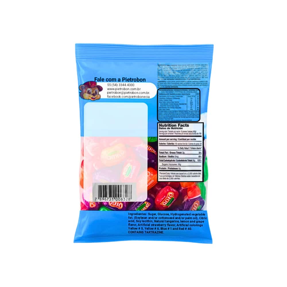 Caramelo masticable con sabor a frutas Piteco Fruit Pietrobon (300 g / 10.58 oz) - Miniatura 10