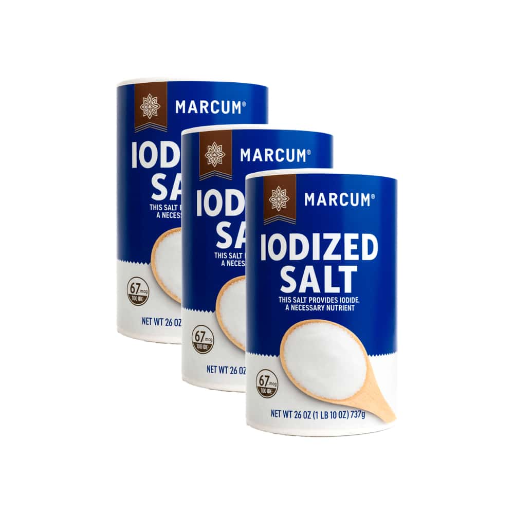 Sal yodada Marcum (3 x 737 g / 1.6 lb ) - Miniatura 1