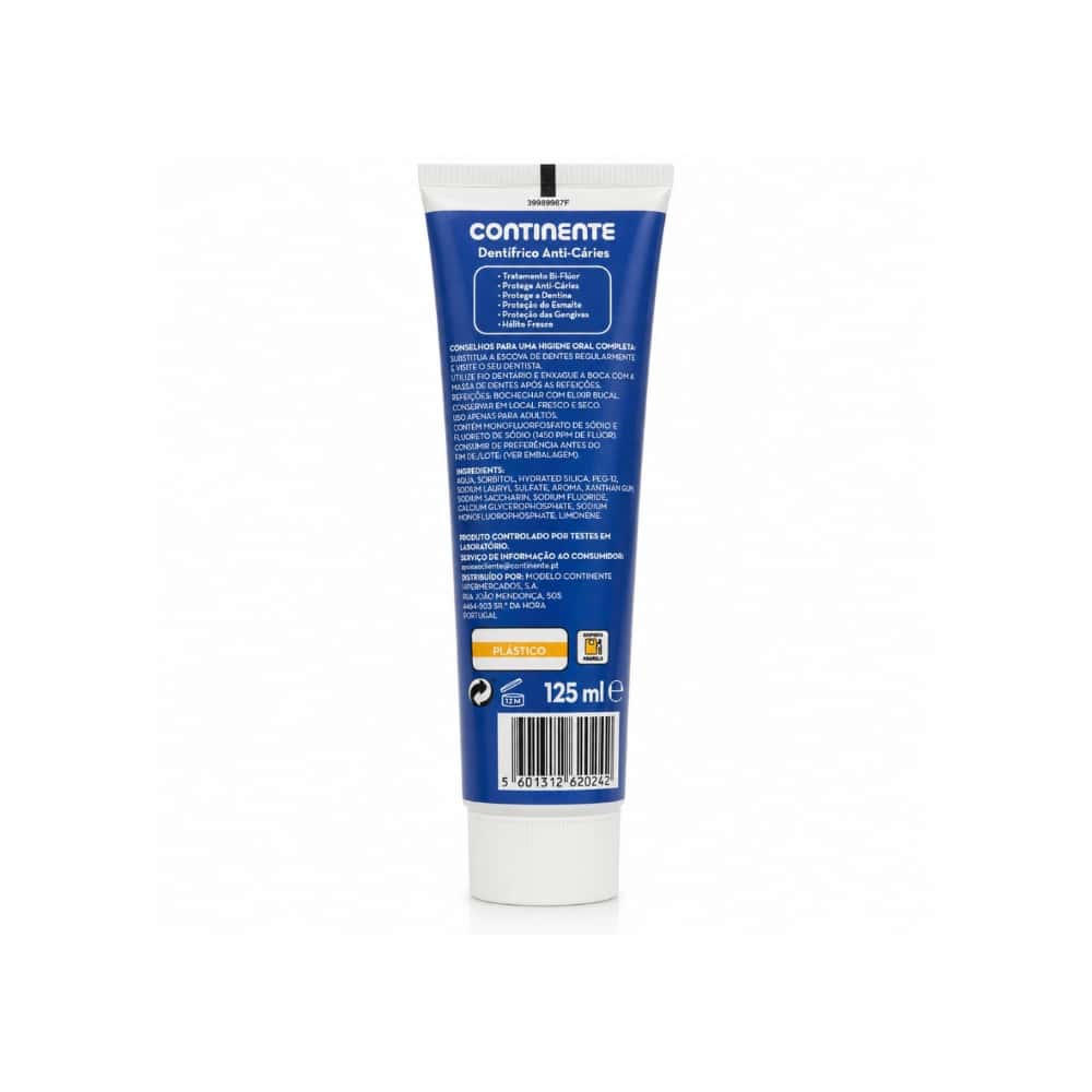 Pasta de dientes anticaries Continente (125 ml / 4.23 floz) - Miniatura 2