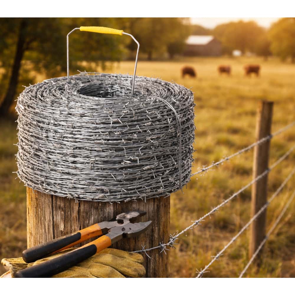 Alambre de púas de acero galvanizado 500 m Vonder 350 kgf - Miniatura 3