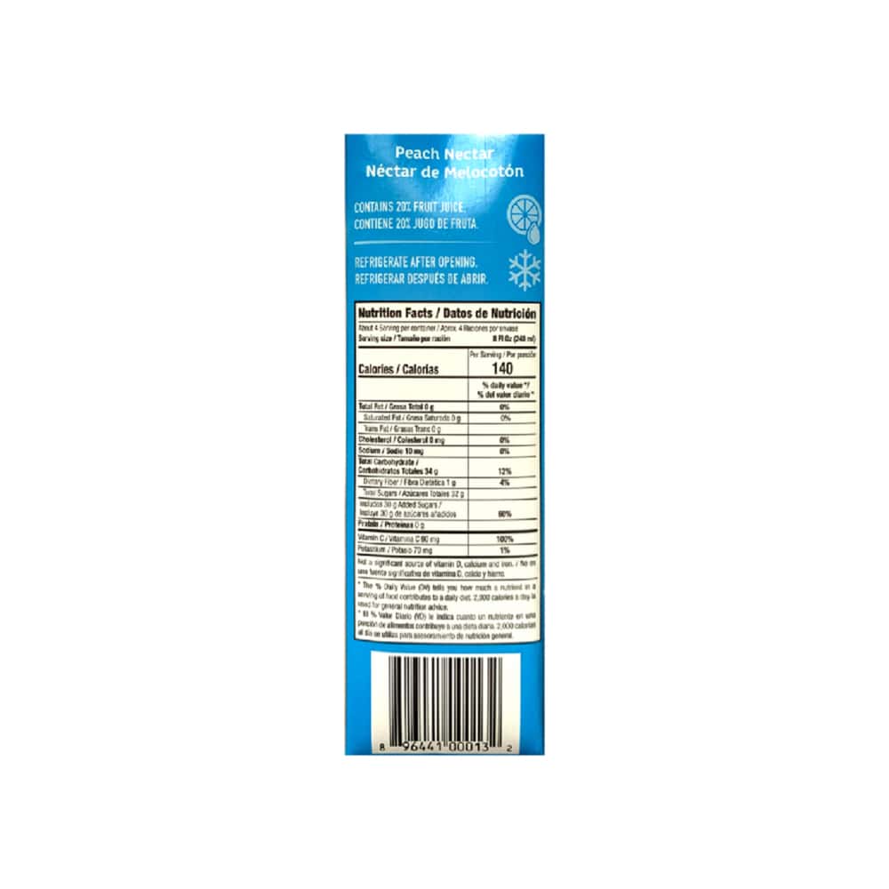 Jugo de melocotón Goliath (4 x 946 ml / 32 fl oz) - Miniatura 3
