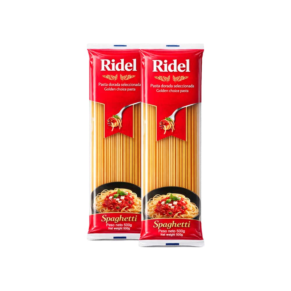 Espaguetis Ridel (2 x 500 g / 1.1 lb) - Miniatura 1