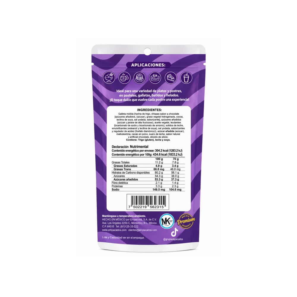 Sazonador sabor galletas y chocolate Pragná (70 g / 2.47 oz) - Miniatura 2