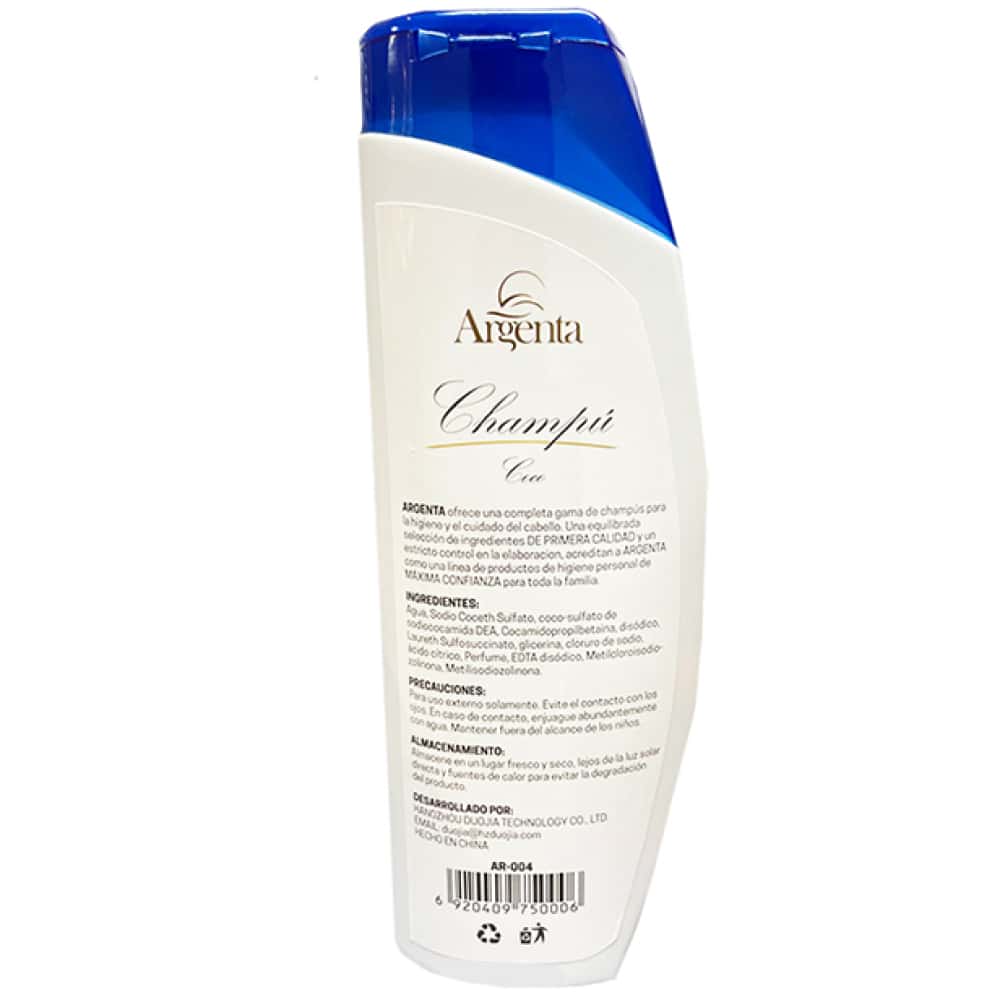Champú de coco Argenta (400 ml / 14.08 oz) - Miniatura 3