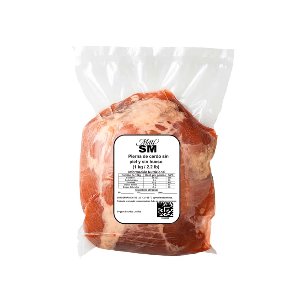 Pierna de cerdo sin piel y sin hueso May SM (1 kg / 2.2 lb) - Miniatura 2