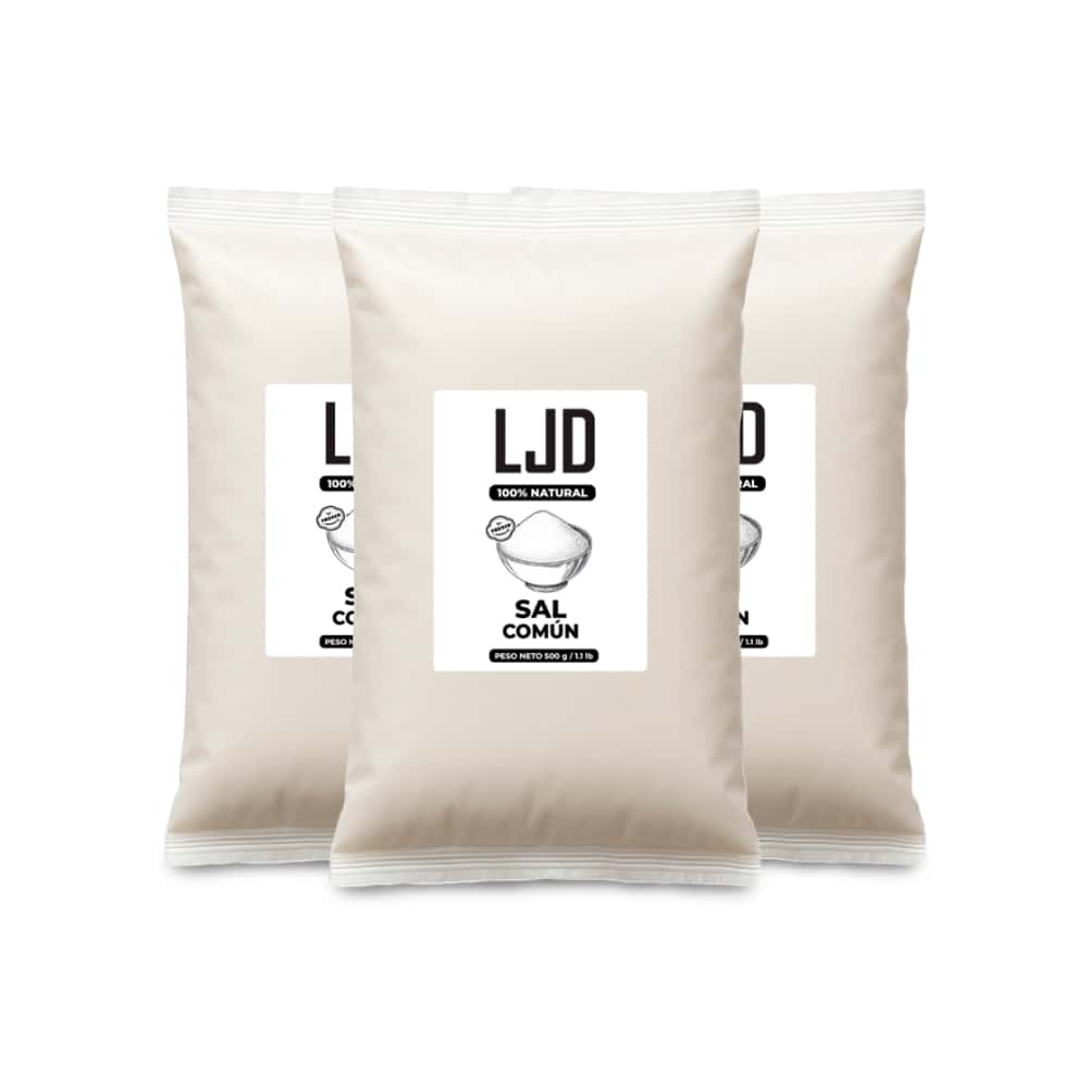 Sal común LJD (3 x 500 g / 1.1 lb) - Miniatura 1