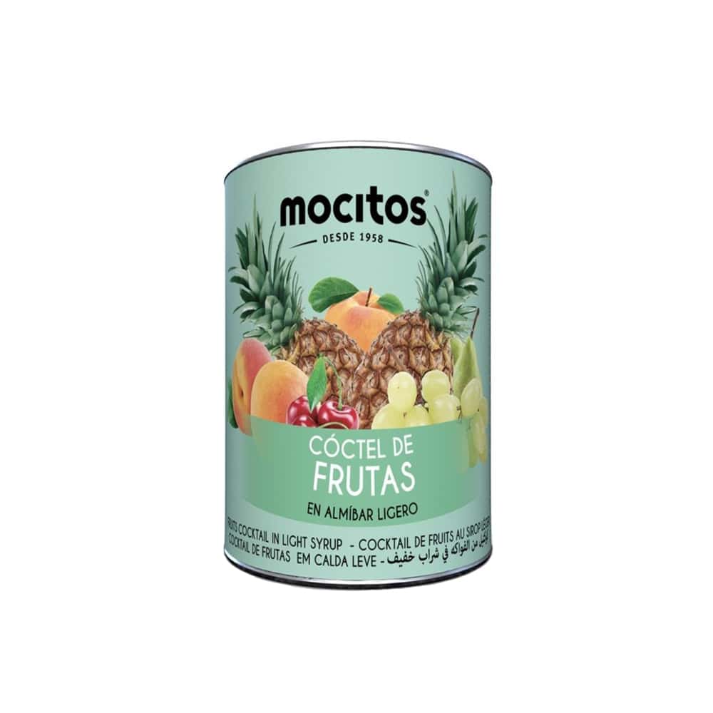 Cóctel de frutas en almíbar ligero Mocitos (420 g / 14.81 oz) - Miniatura 1