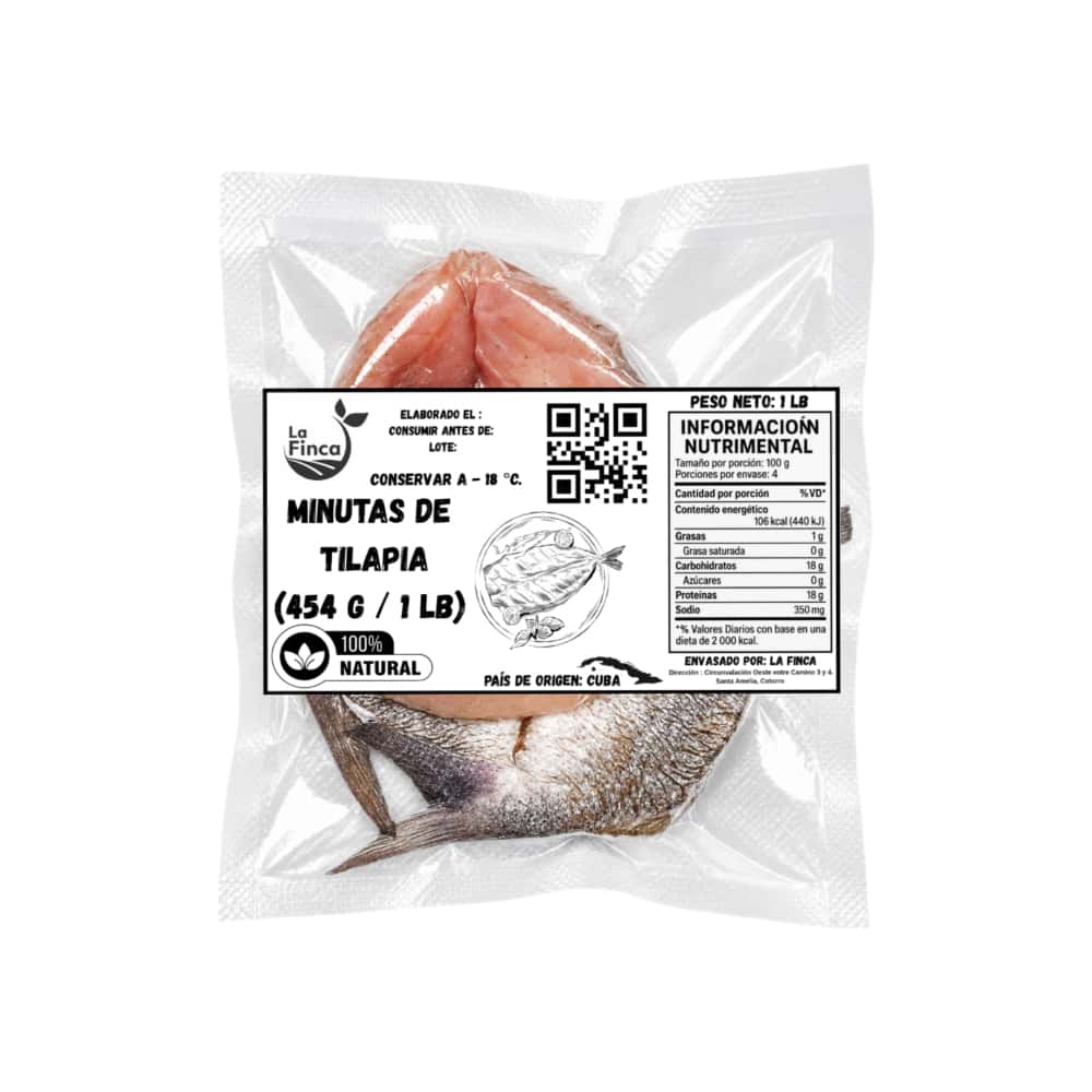 Minuta de tilapia La Finca (454 g / 1 lb) - Miniatura 3