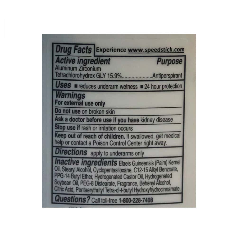Desodorante en barra antitranspirante energía fresca Speed Stick (85 g / 3 oz) - Miniatura 3