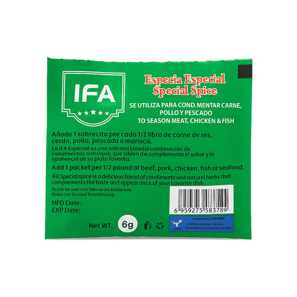 Sazón especia especial IFA (6 g) - Miniatura 2