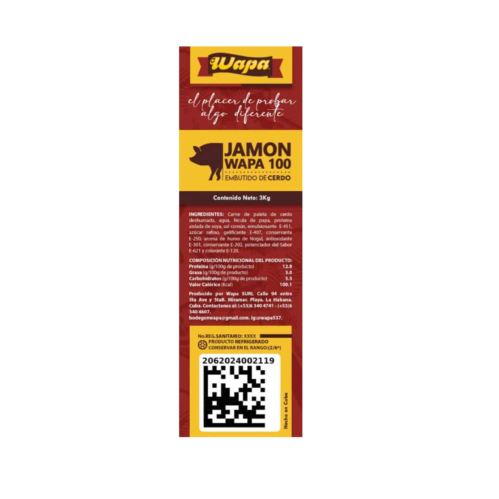 Jamón 100 Wapa (3 kg / 6.6 lb) - Miniatura 4