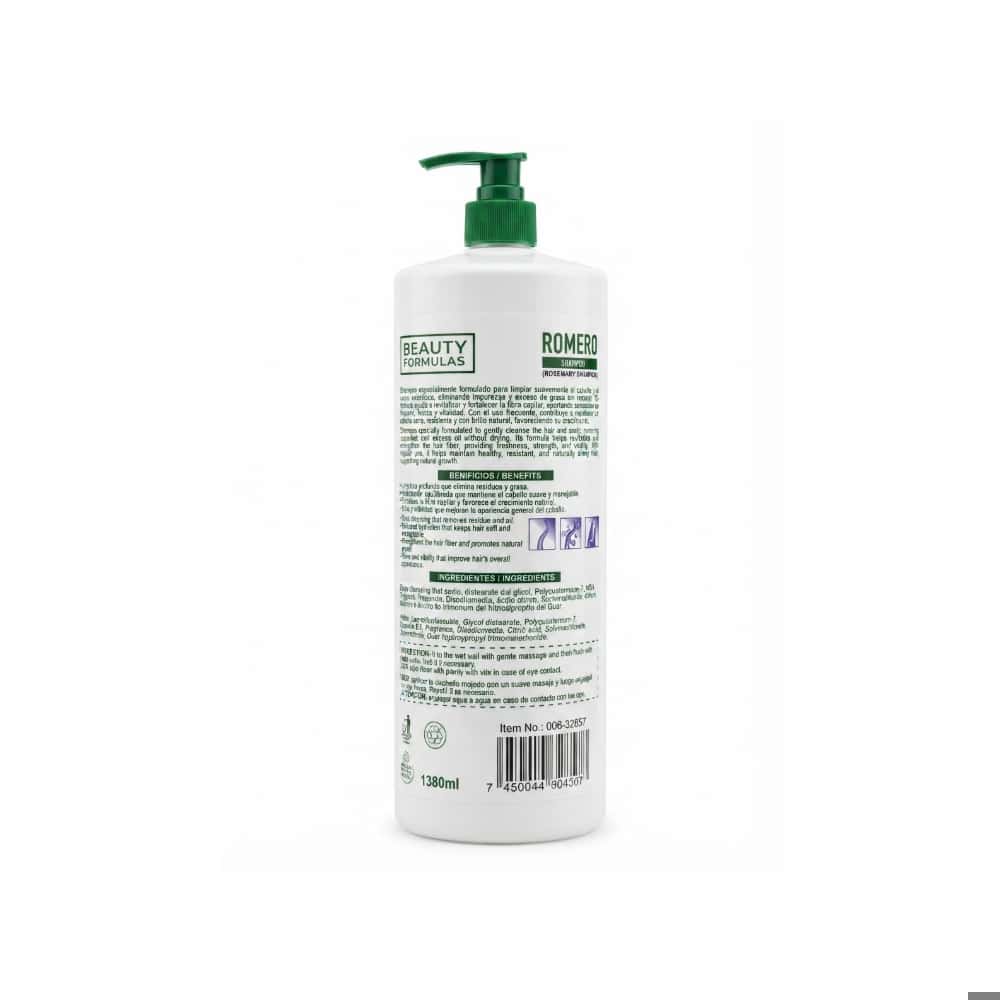 Juego de champú y acondicionador de romero para crecimiento y vitalidad Beauty Formulas 1380 ml/ 46.66 oz - Miniatura 4