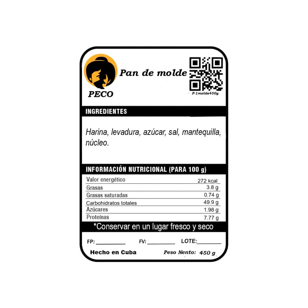 Pan de molde Peco (450 g / 16 oz) - Miniatura 3