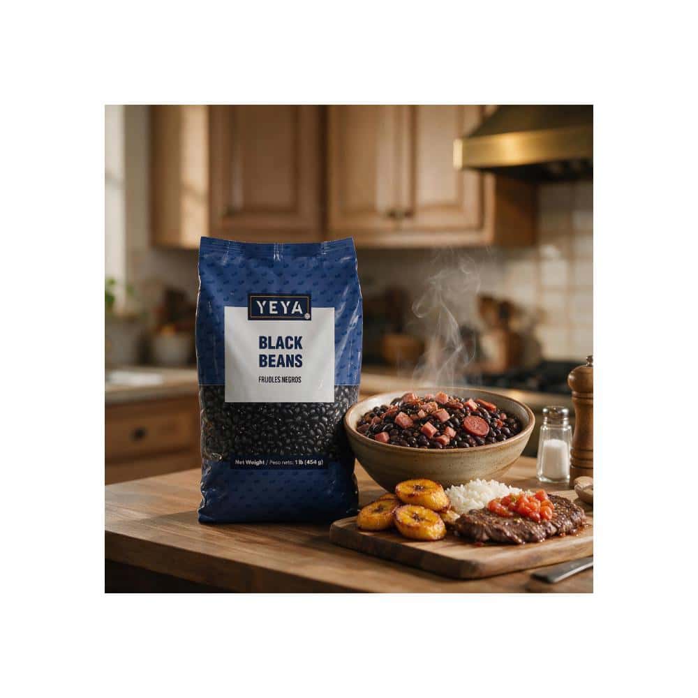 Frijoles negros YEYA (454 g / 1 lb) - Miniatura 4