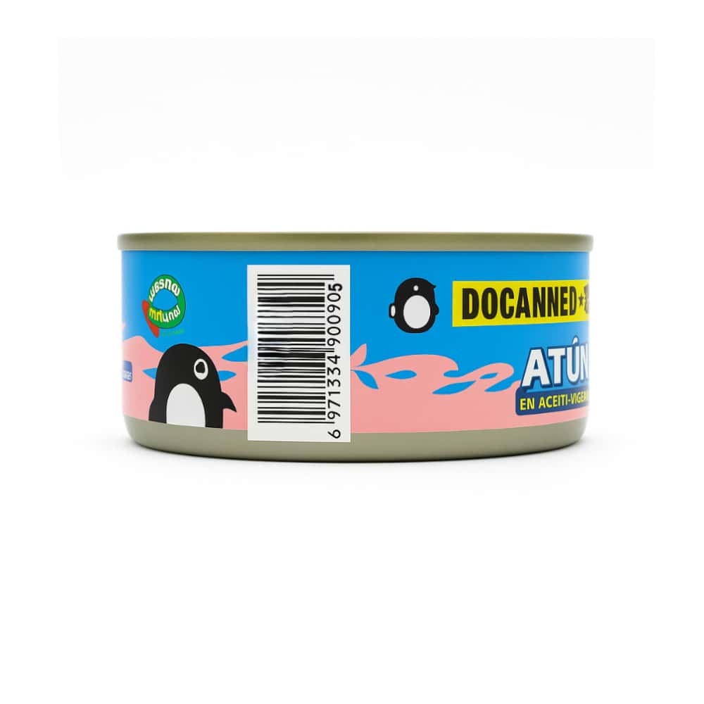Atún en aceite vegetal Docanned Star (48 x 140 g / 4.9 oz) - Miniatura 4
