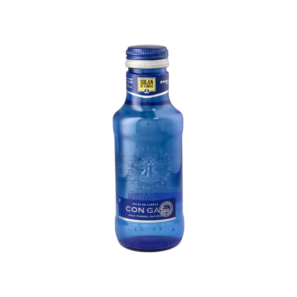 Agua con gas de botella Solán de Cabras (330 ml) - Miniatura 1