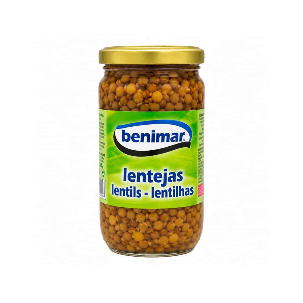 Lentejas cocidas Benimar (290 g / 10.2 oz) - Miniatura 1