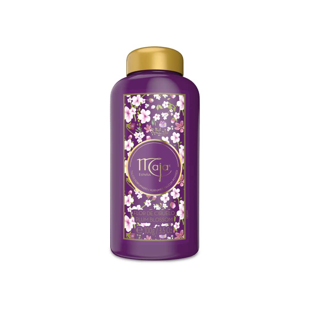 Talco perfumado flor de ciruelo Maja (100 g / 3.5 oz) - Miniatura 8
