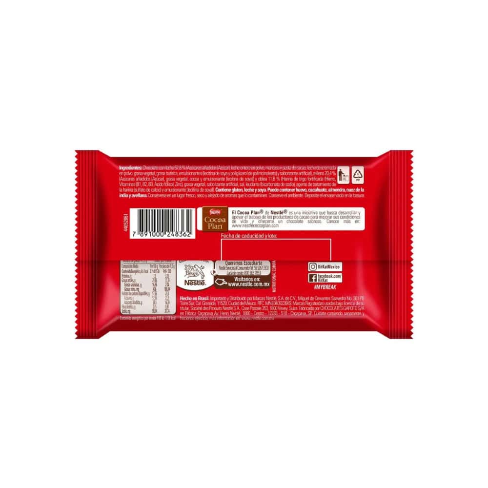 Chocolate con leche KitKat (41.5 g / 1.46 oz) - Miniatura 7