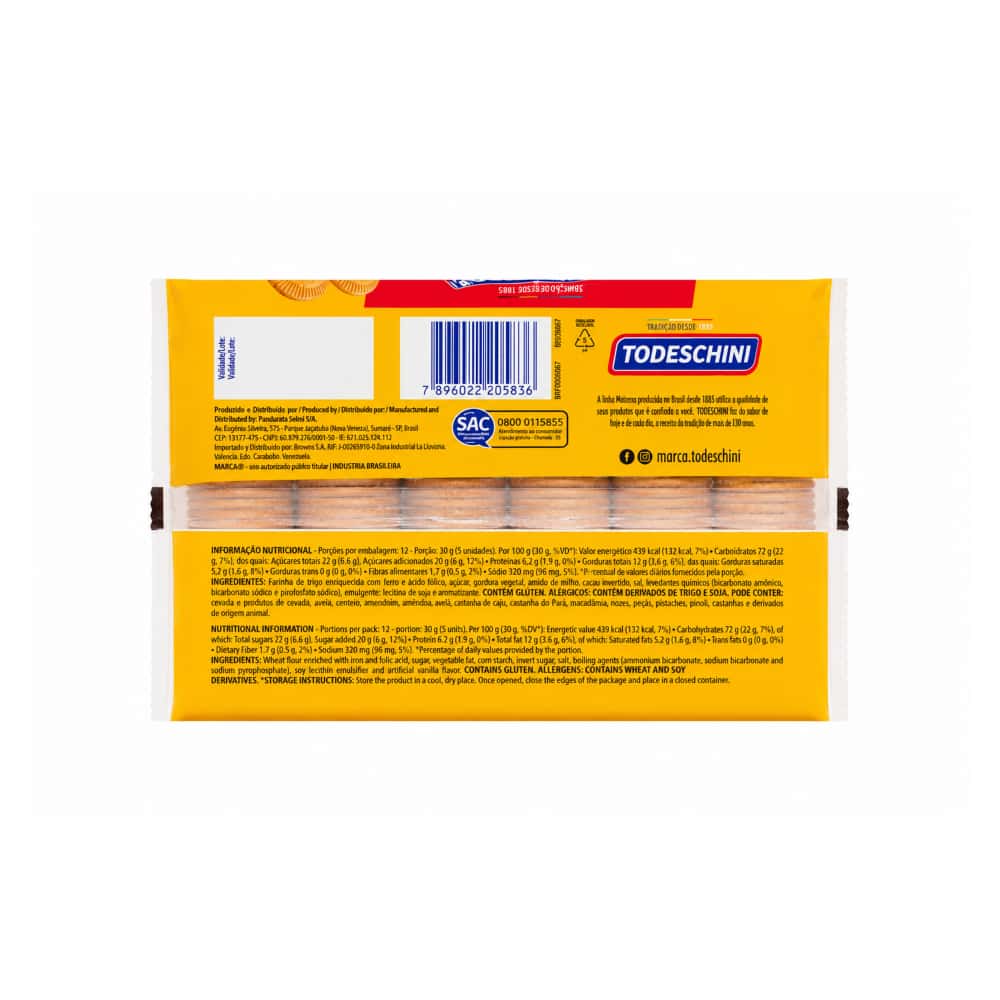 Galletas de maicena Todeschini (360 g / 12.7 oz) - Miniatura 7