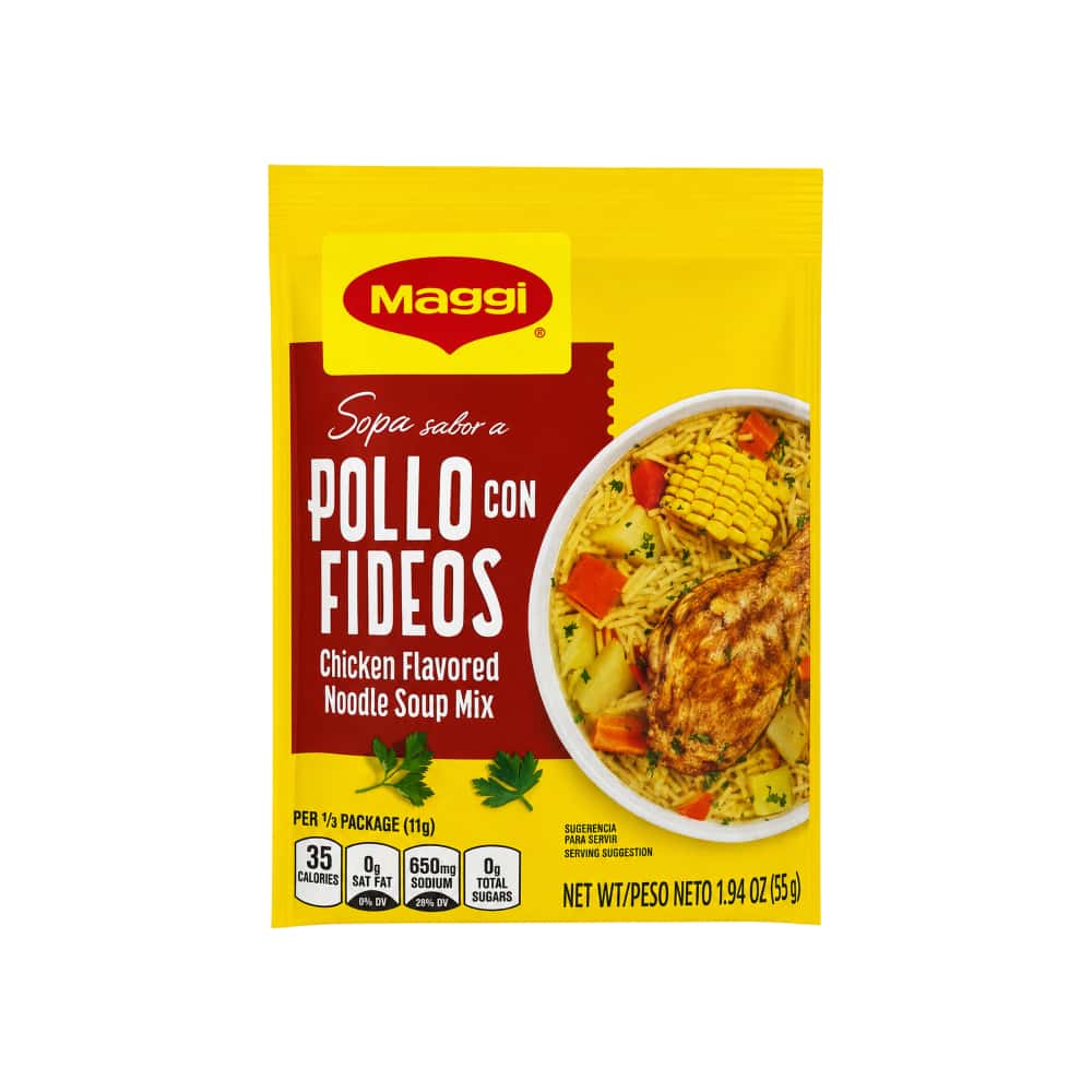 Sopa sabor a pollo con fideos Maggi (55 g / 1.94 oz) - Miniatura 1