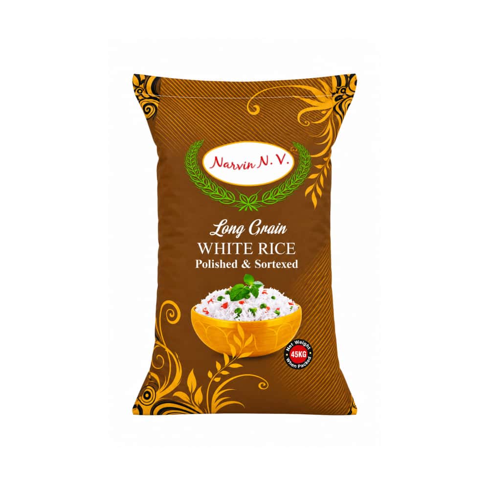 Arroz blanco de grano largo Narvin N. V. (45 kg / 100 lb) - Miniatura 1