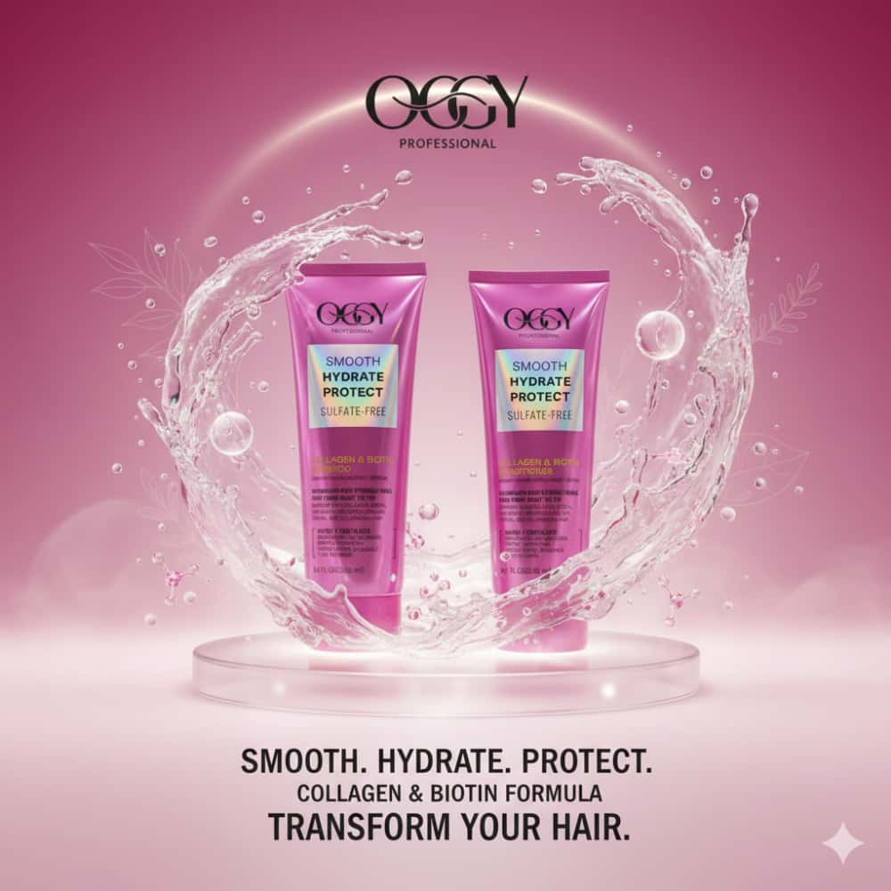 Set de champú y acondicionador con colágeno y biotina Ocgy Professional - Miniatura 5