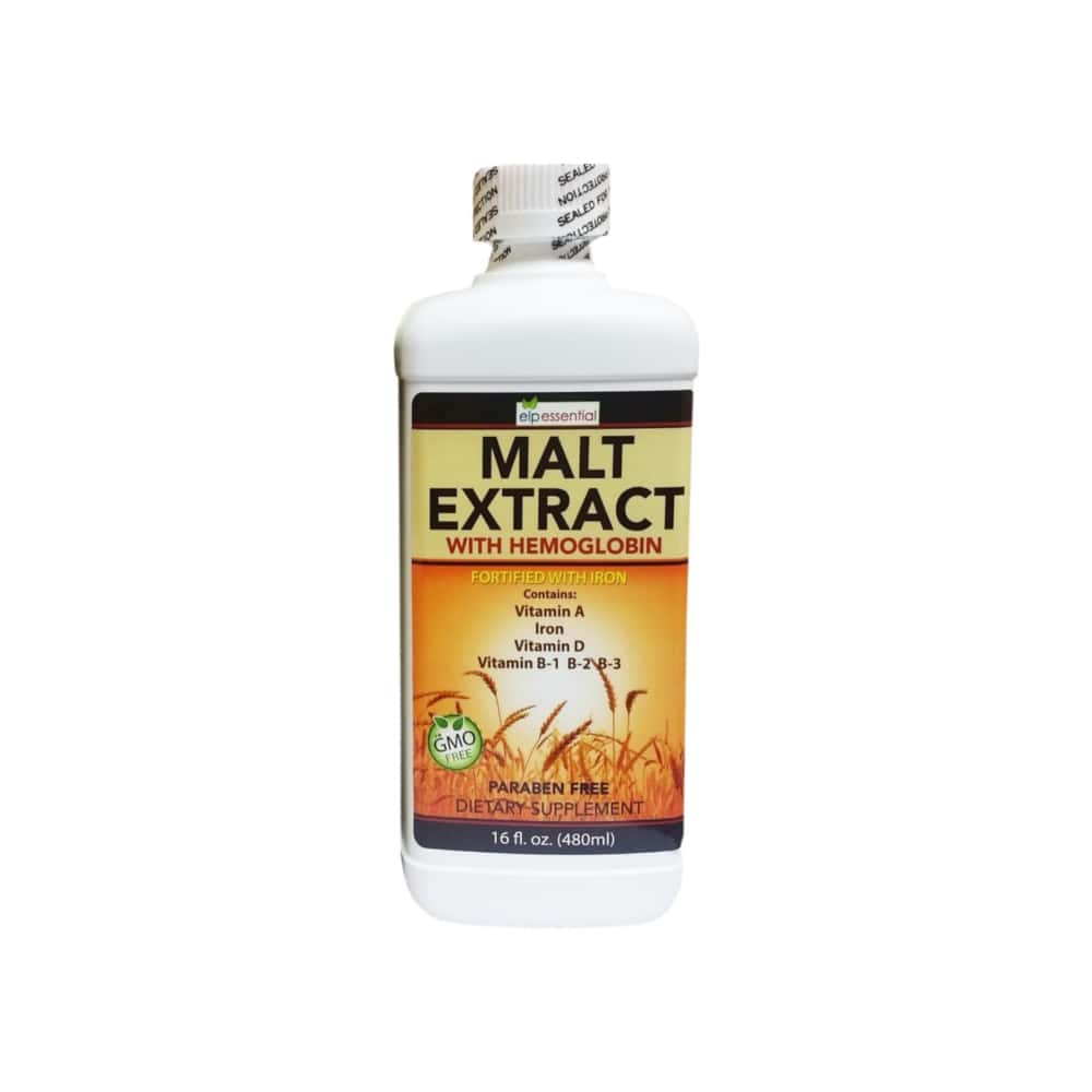 Extracto de Malta con Hemoglobina fortificada con Hierro Elp Essential (240 ml / 16 fl oz) - Miniatura 3
