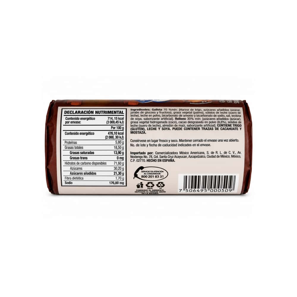 Galleta sándwich con relleno sabor a chocolate Great Value (150 g / 5.29 oz) - Miniatura 2
