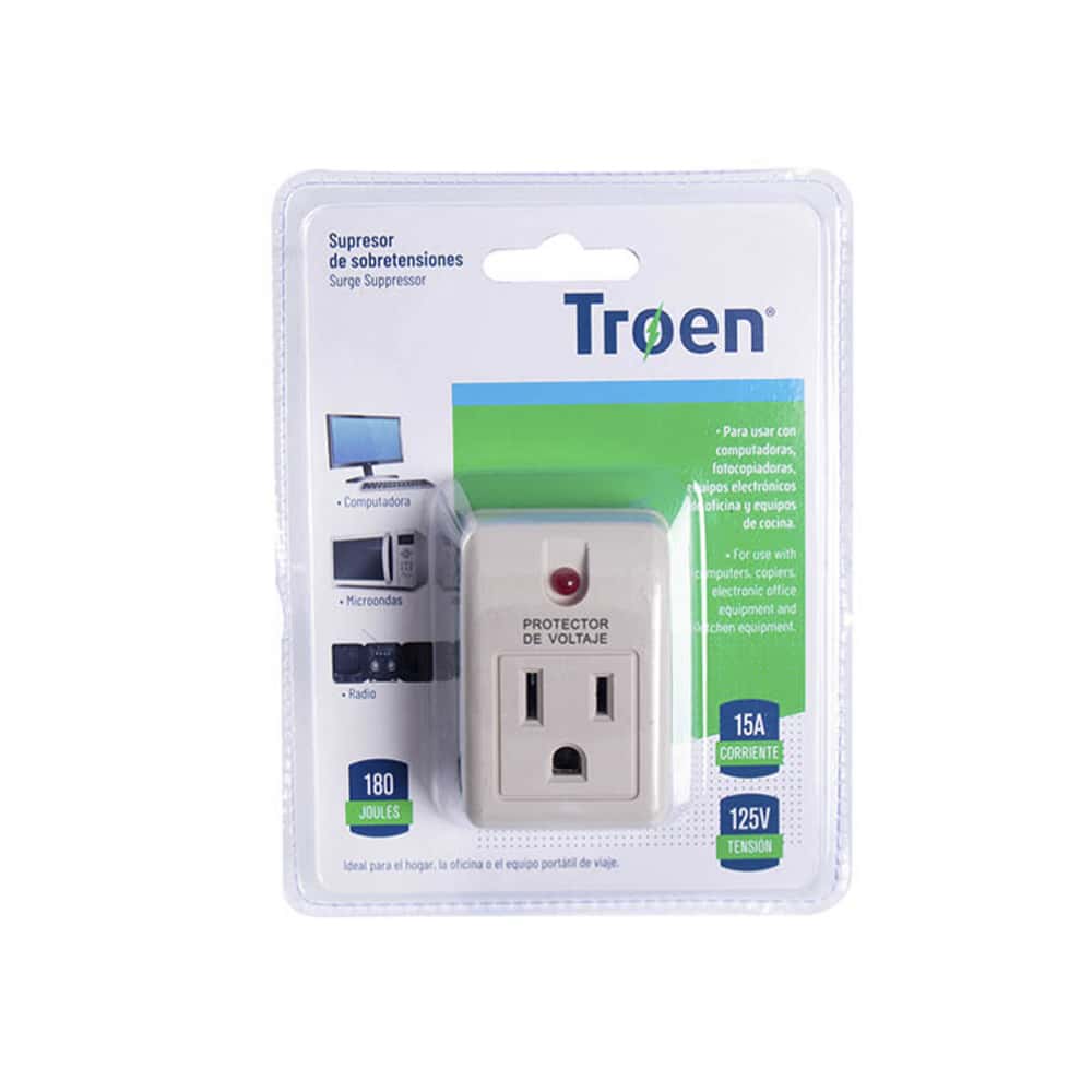 Supresor - protector de voltaje - de sobretensiones de 125 V Troen - Miniatura 5
