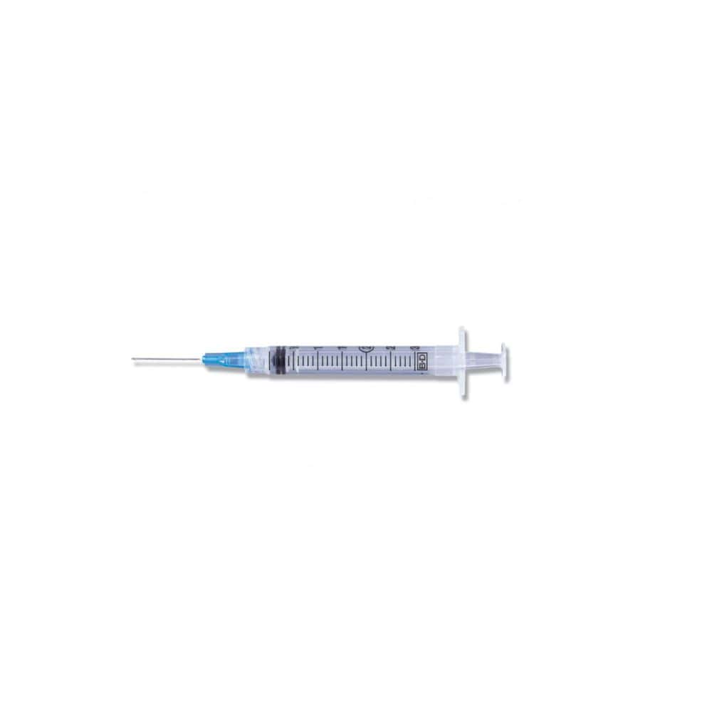 Jeringa Medica Luer-Lok 3 ml con aguja 25G x 1 1/2’‘ BD Plastipak - Miniatura 1