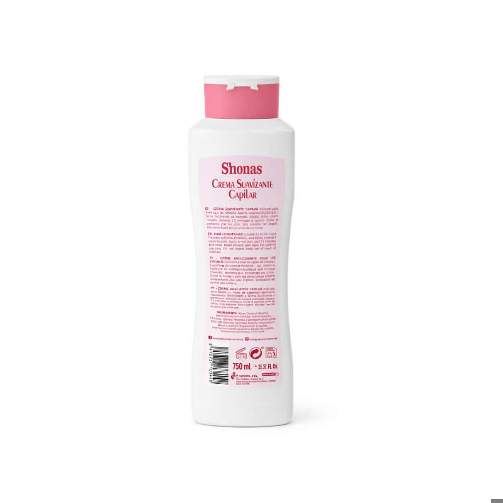 Crema suavizante capilar S´nonas (750 ml / 23.37 oz) - Miniatura 2