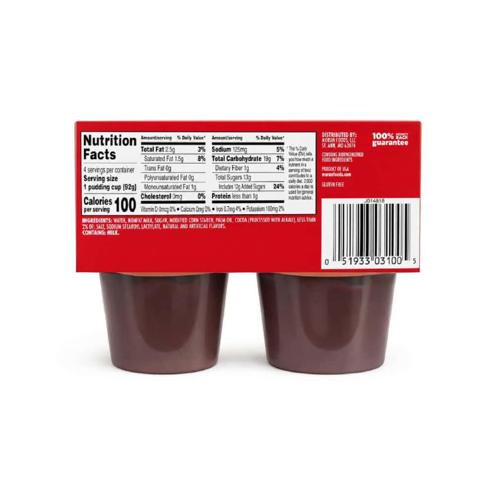 Natilla de chocolate Sunny's (4 x 92.1 g / 3.25 oz) - Miniatura 8