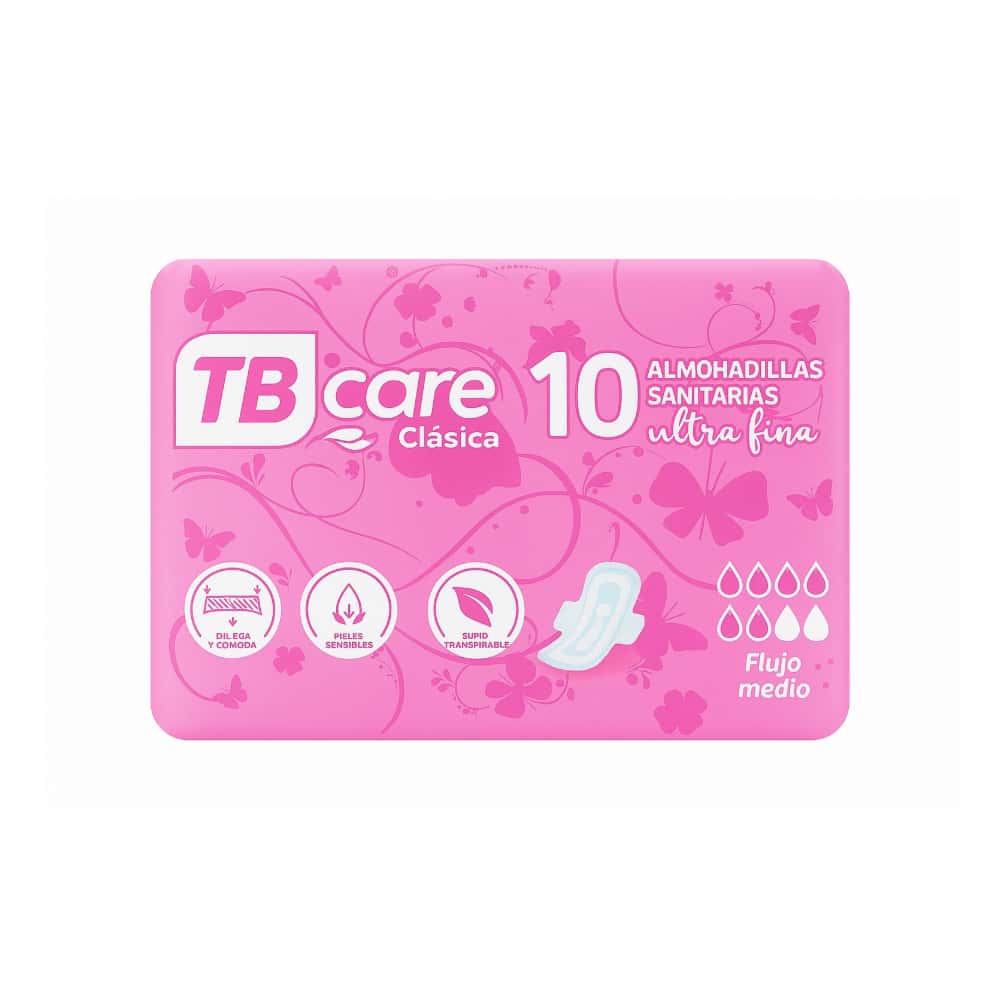 Almohadillas sanitarias TB care (10 U) - Miniatura 2