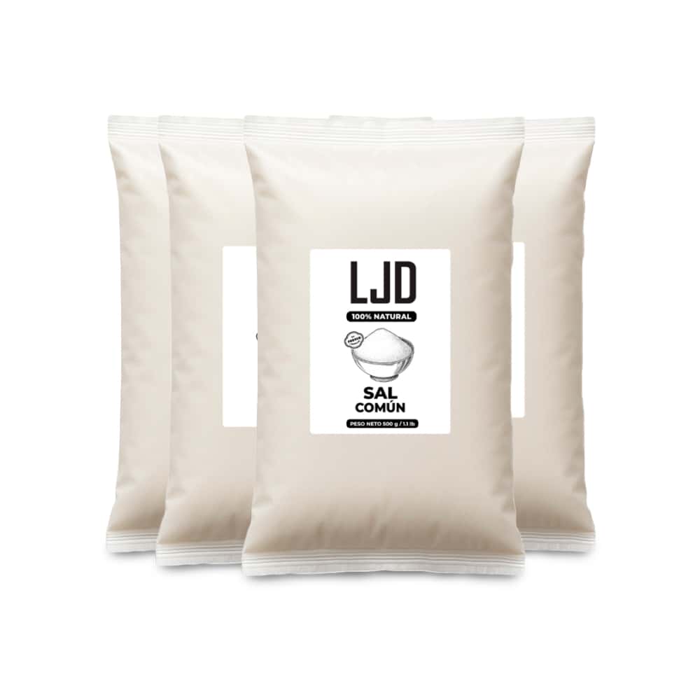 Sal común LJD (4 x 500 g / 1.1 lb) - Miniatura 1