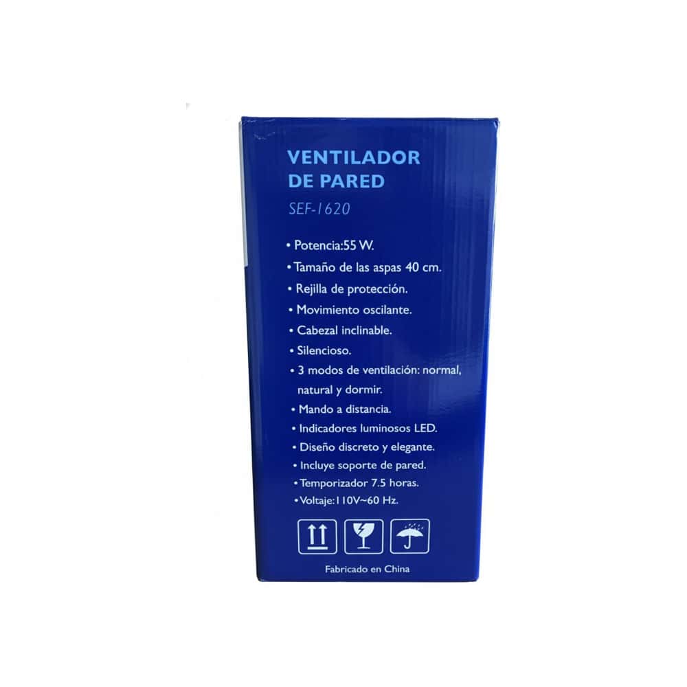 Ventilador de pared 16'' Desmatt SEF-1620 - Miniatura 4