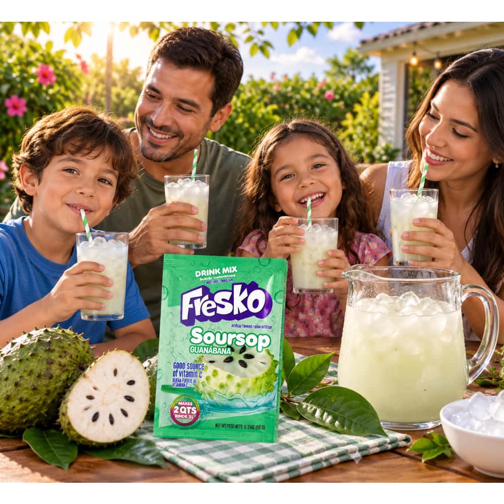 Bebida instantánea sabor guanábana endulzada Fresko (10 g) - Miniatura 3