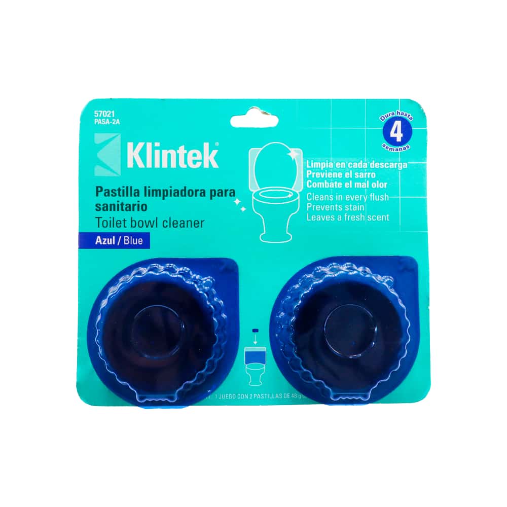 Pastillas limpiadoras para sanitarios Klintek PASA-2A (2 x 48 g / 1.69 oz) - Miniatura 3