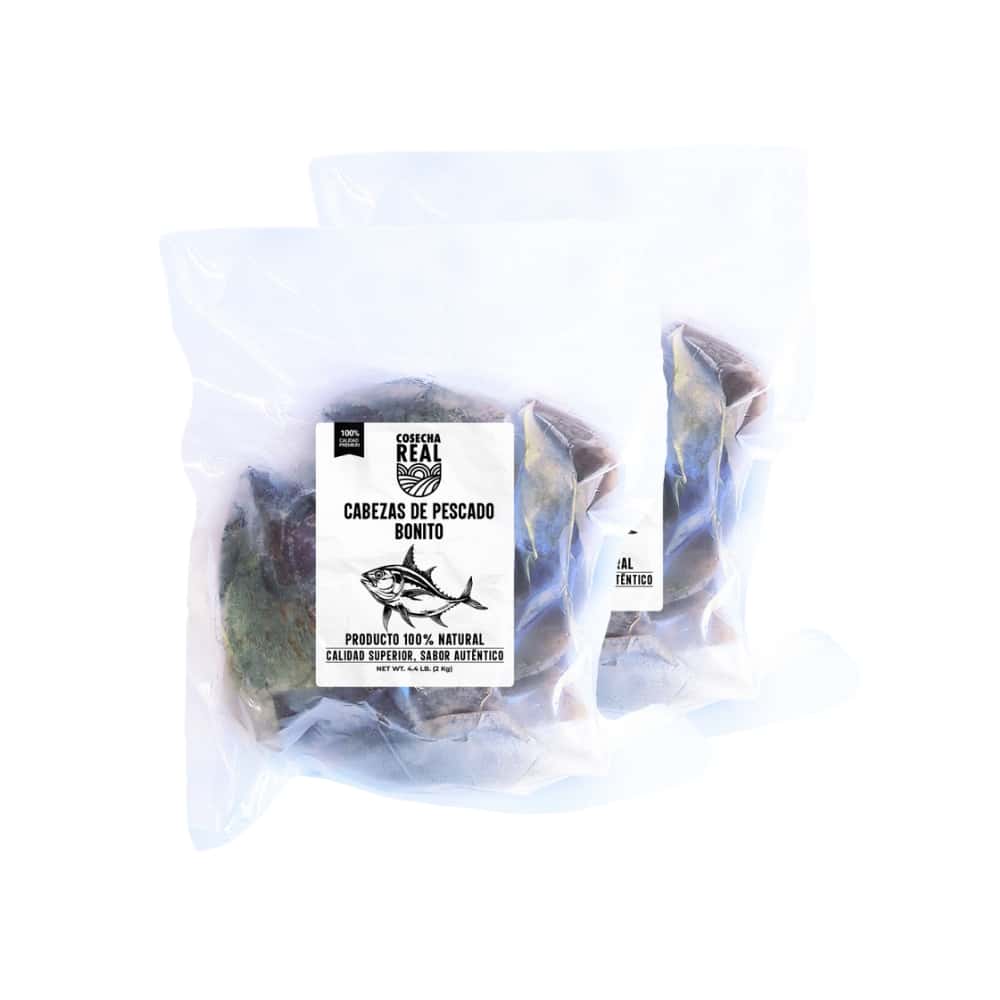 Cabezas de pescado bonito Cosecha Real (2 x 2 kg / 4.4 lb) - Miniatura 1