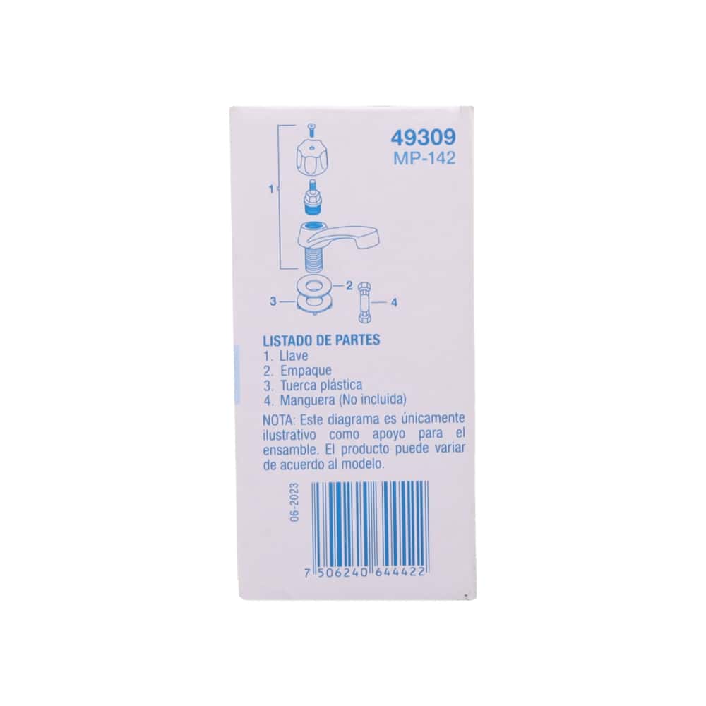 Llave individual para lavamanos Foset MP-142 - Miniatura 4