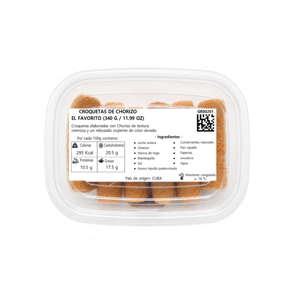 Croquetas de chorizo El Favorito (340 g / 11.99 oz) - Miniatura 3