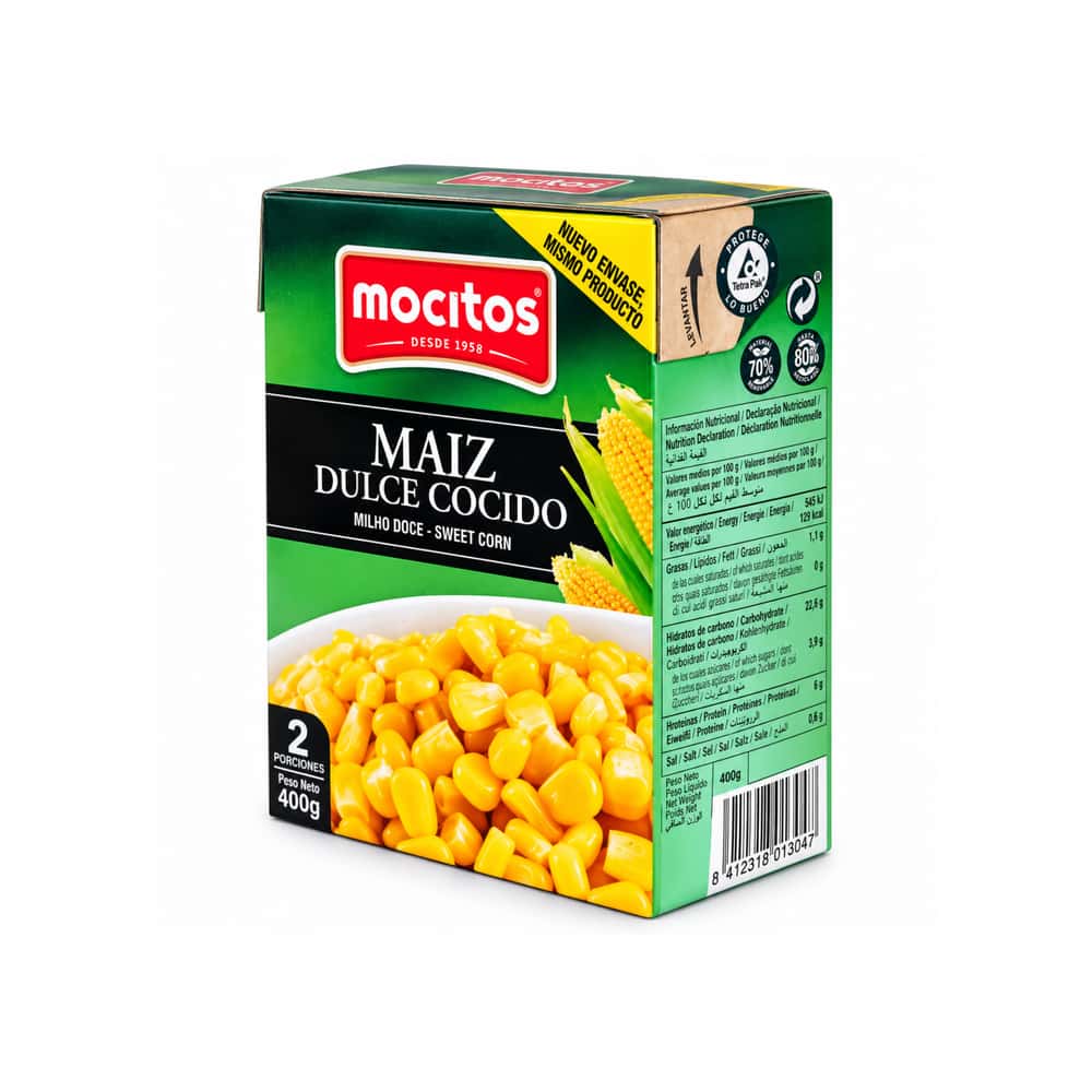 Maíz dulce cocido Mocitos (400 g / 14.1 oz) - Miniatura 2